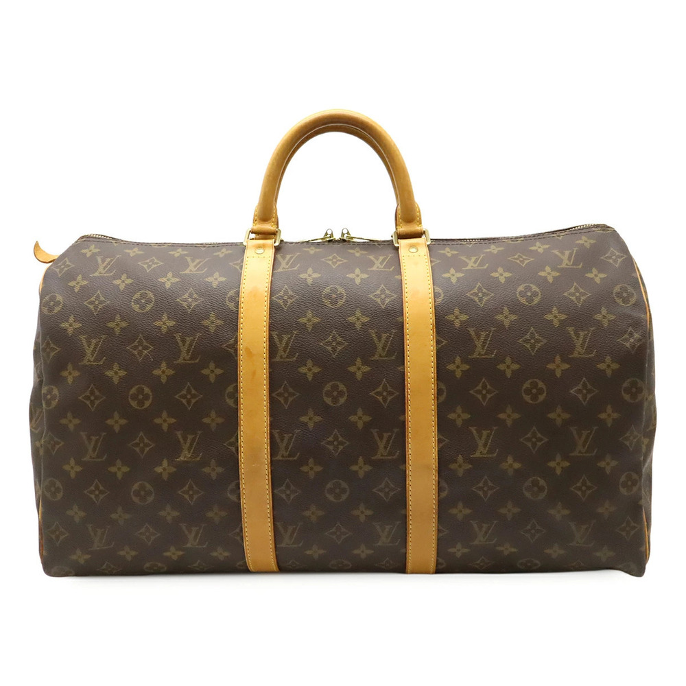 LOUIS VUITTON Monogram Keepall Boston Bag Handbag Travel